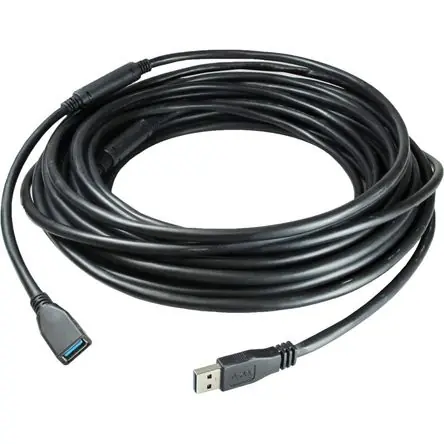 Top Qualità Cable de Extensión Activo USB-A 3.2 Gen 1 Macho a Hembra de 35' con Refuerzo - Conectores USB-A Mach